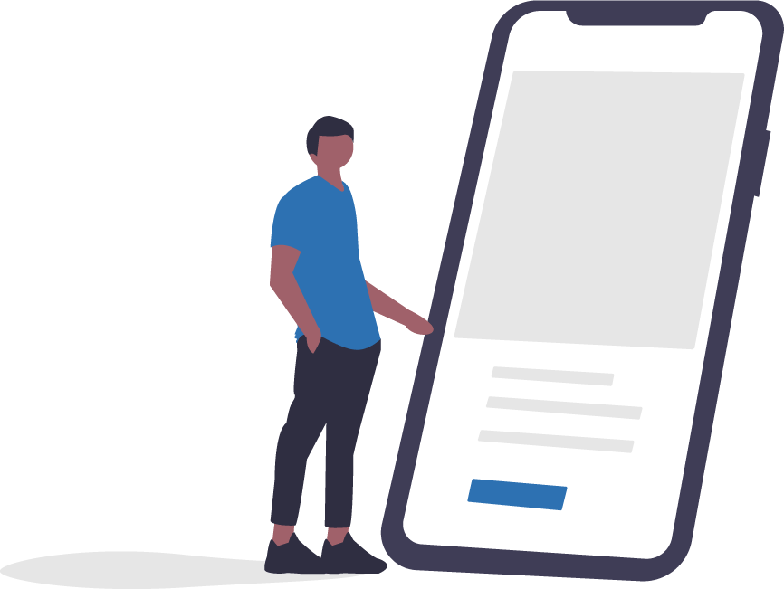 undraw_my_app_grf233 image of person with mobile phone