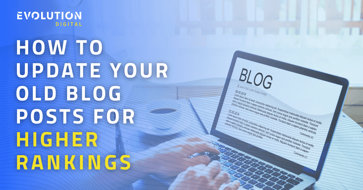 Laptop how to update your old blogs